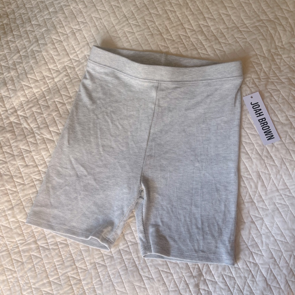 JOAH BROWN Mid-Length Short  - Pearl Grey FlexRib - S/M